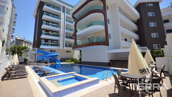Exklusive Wohnungen in der Nähe von Kleopatra in Alanya