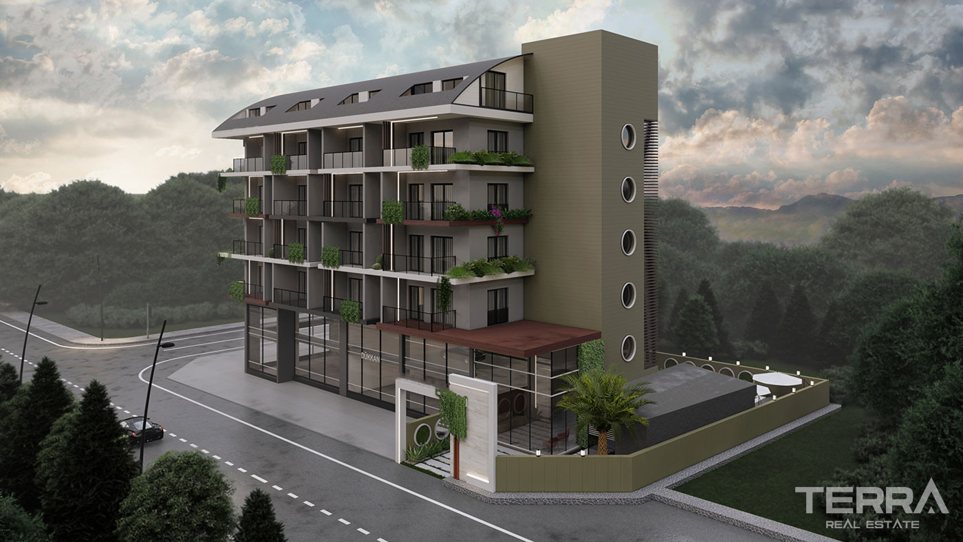 High Investment Potential Flats in a Boutique Complex in Alanya