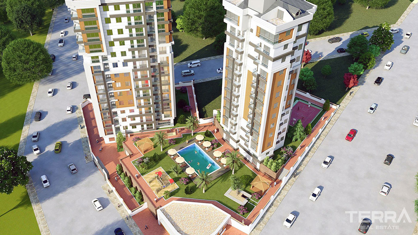 Various Social Amenities from İstanbul Flats with Quality Materials