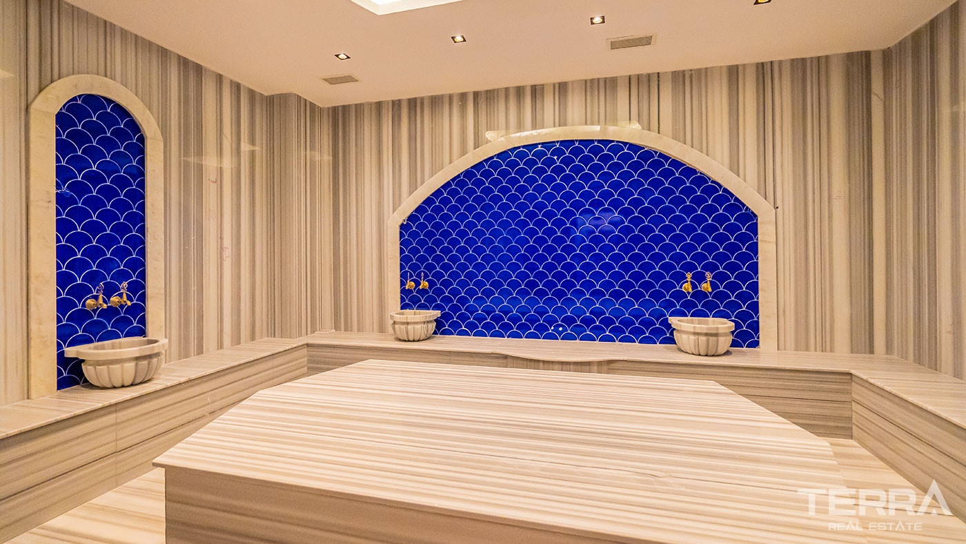 Luxury Apartments with Social Facilities and Beach Shuttle in Alanya - 112891