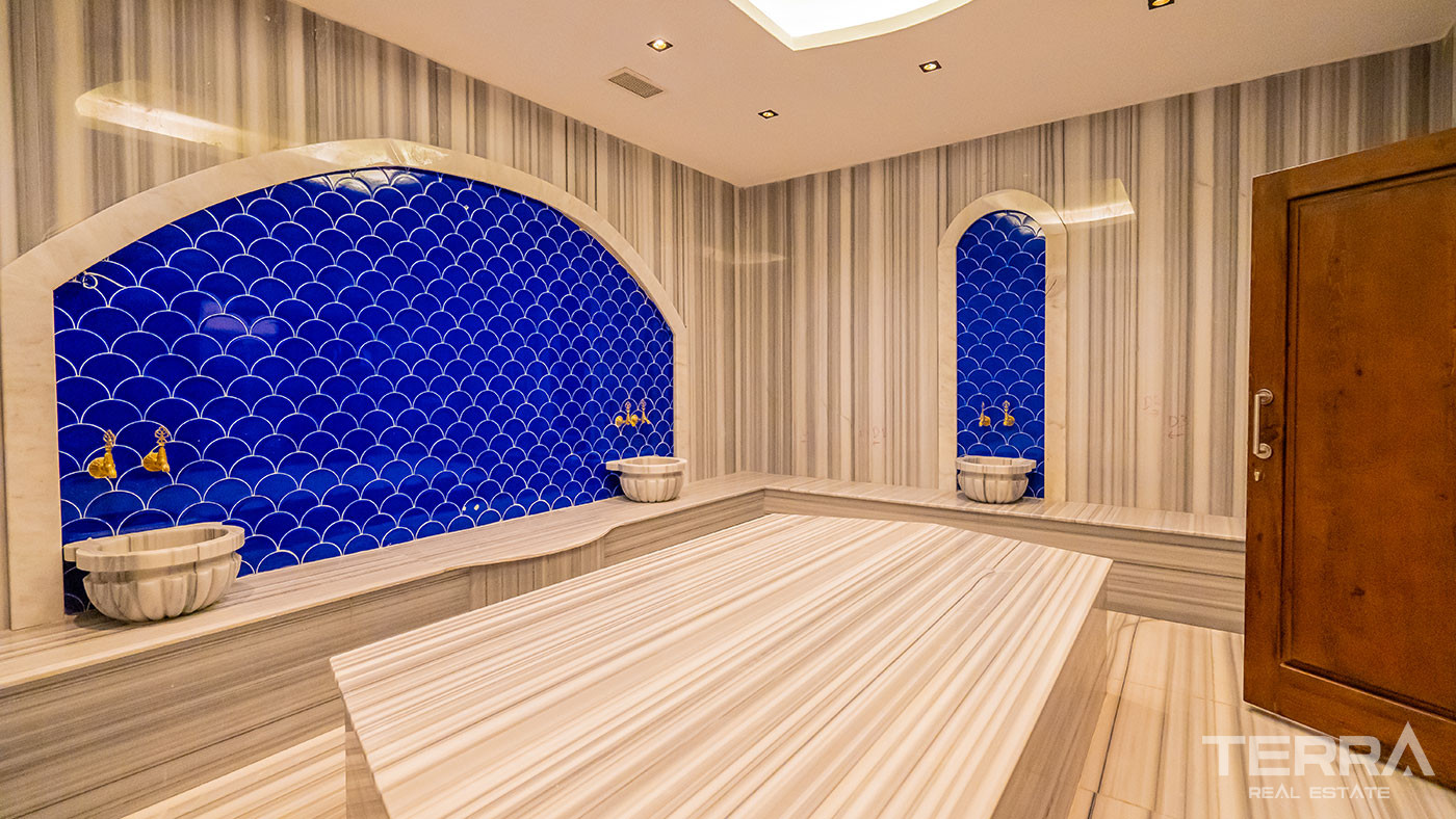 Luxury Apartments with Social Facilities and Beach Shuttle in Alanya - 112892