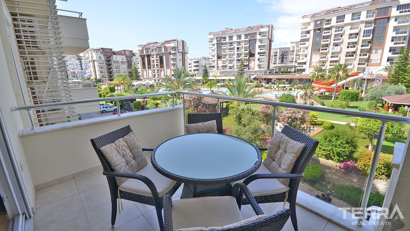 Luxury 1+1 Apartment Offers Great On Site Amenities in Alanya