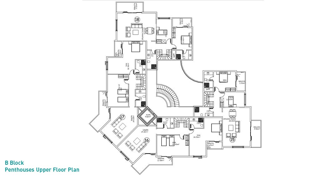 Kestel Residence, sea view apartments in Kestel, Alanya - 3081