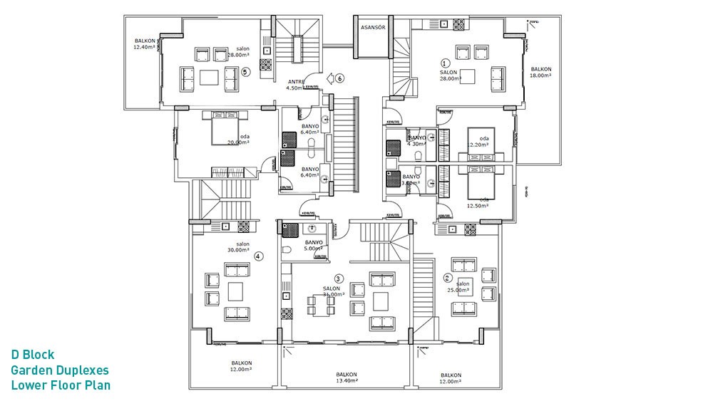 Kestel Residence, sea view apartments in Kestel, Alanya - 3084