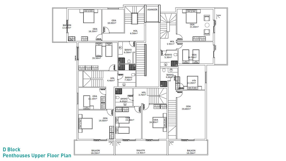 Kestel Residence, sea view apartments in Kestel, Alanya - 3088
