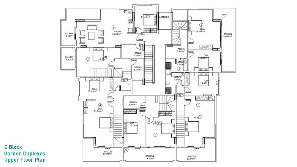 Kestel Residence, sea view apartments in Kestel, Alanya - 3093