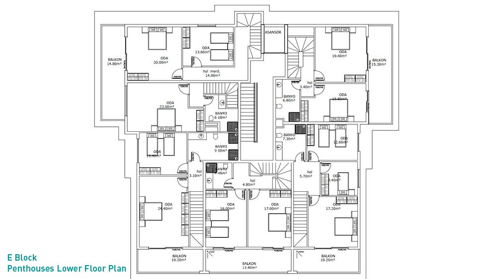 Kestel Residence, sea view apartments in Kestel, Alanya - 3097