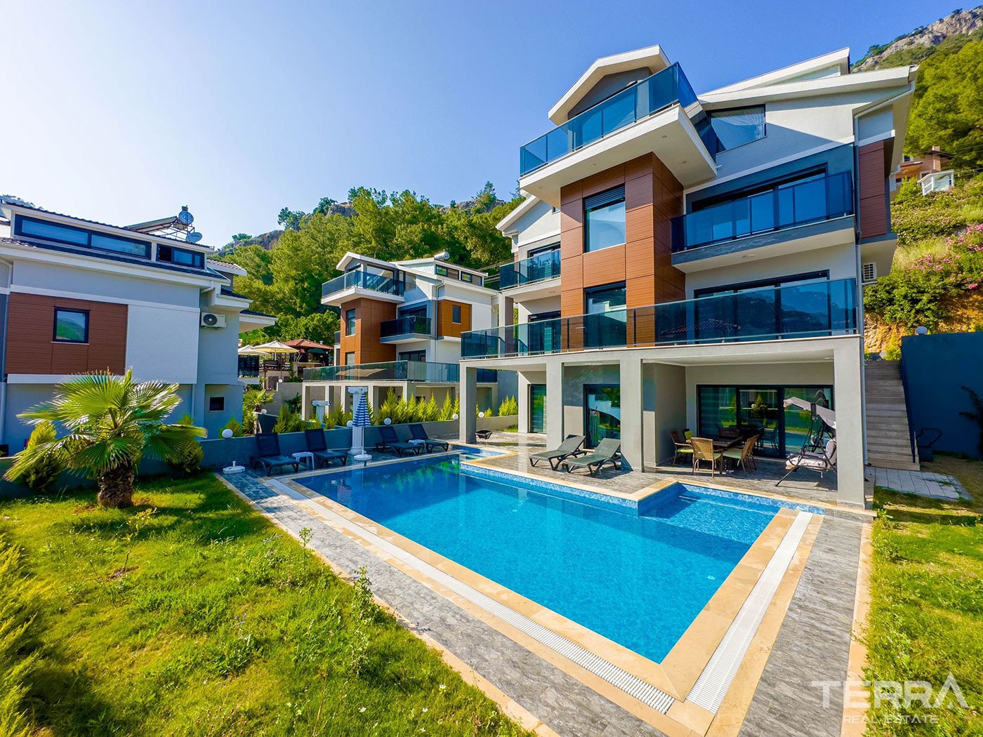Serene Location from the Fethiye Villa with Spacious Living Spaces