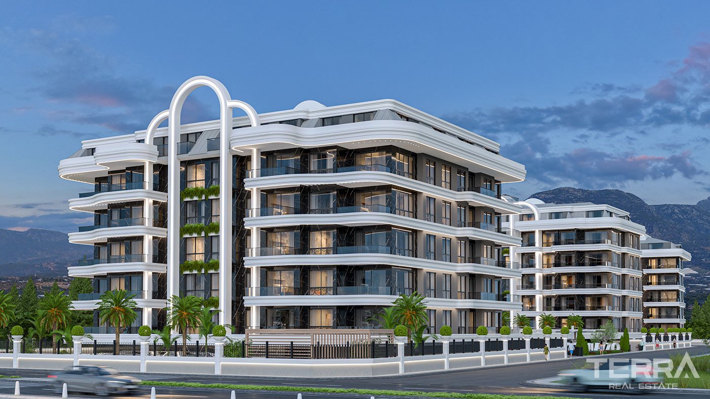 Exclusively Designed Seafront Apartments in Kestel, Alanya