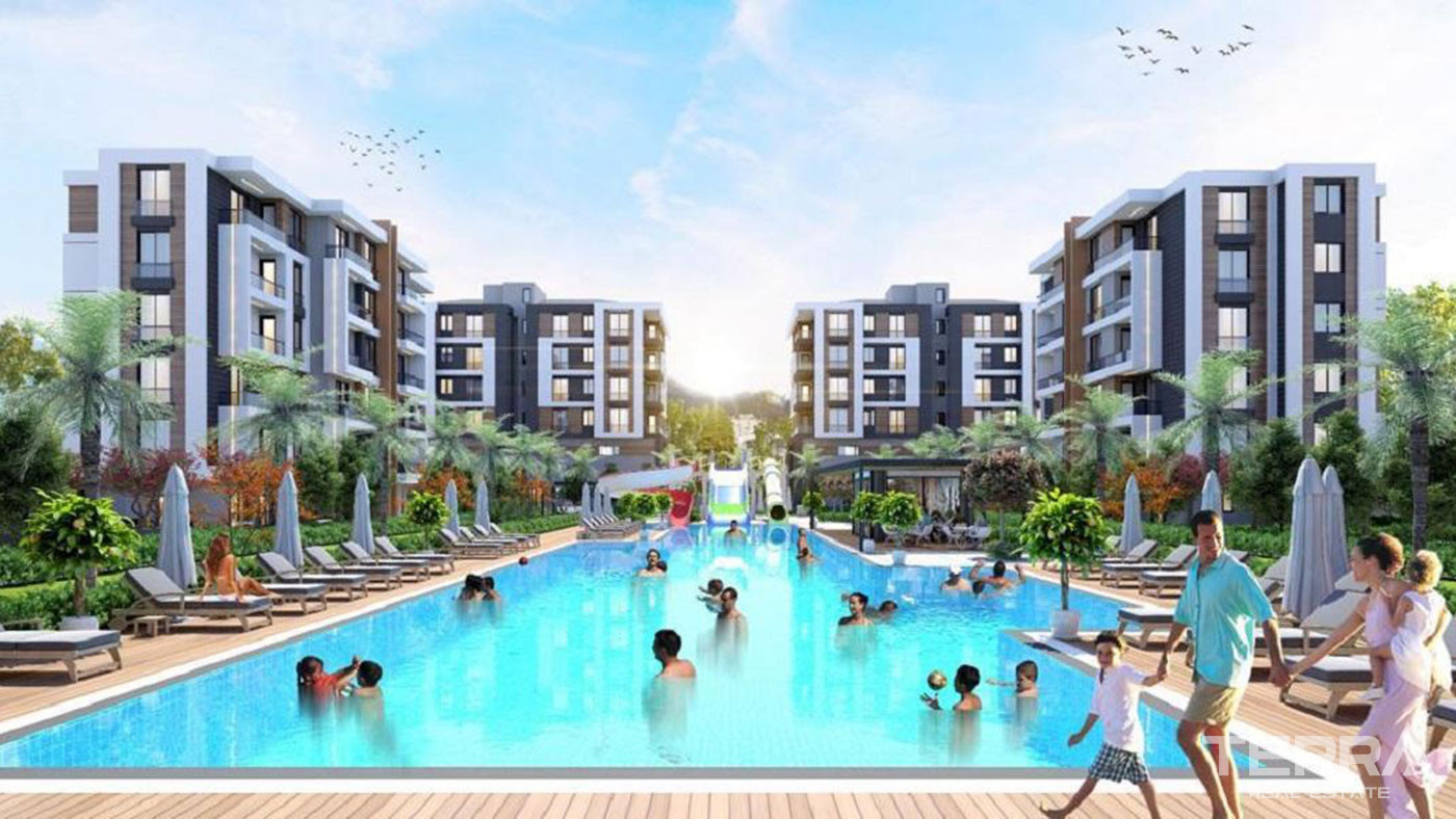 Modern and Luxurious Apartments with Great Social Amenities in Antalya