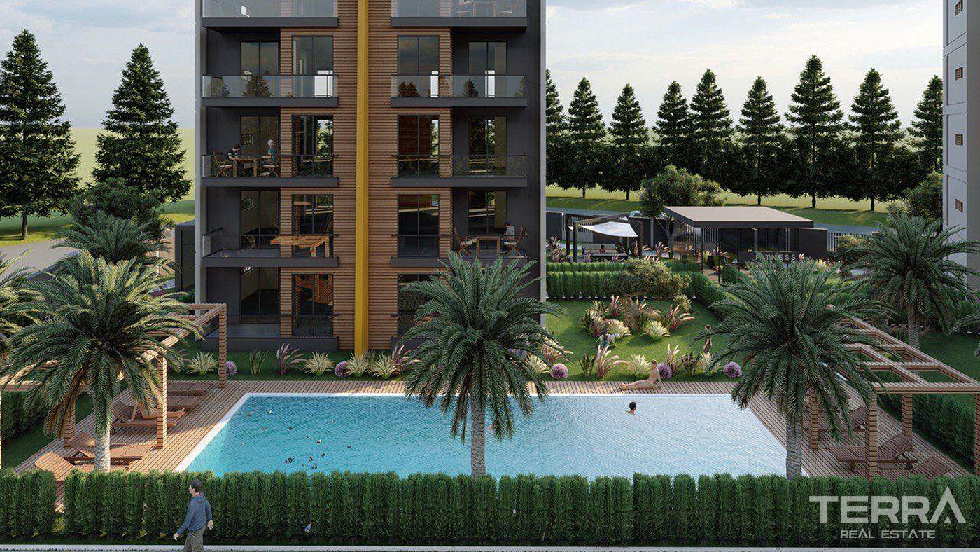 Newest 1+1 Luxury Apartments with High Quality Amenities in Antalya