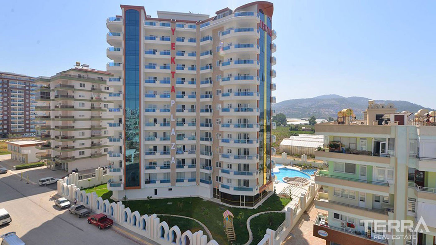 Sea View Apartment with 5 Star Hotel Amenities in Yekta Plaza, Alanya