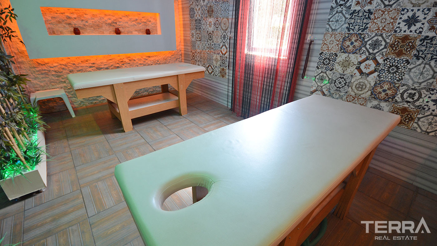 Apartament z widokiem na morze i udogodnieniami w Yekta Plaza w Alanyi - 78566