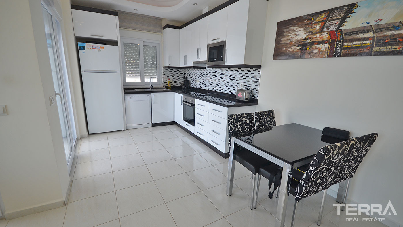 Apartament z widokiem na morze i udogodnieniami w Yekta Plaza w Alanyi - 78569