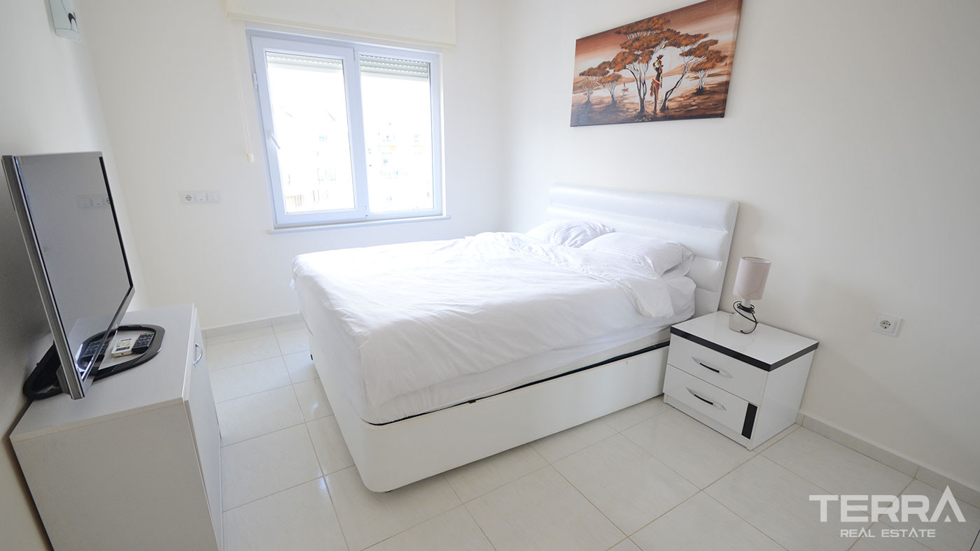 Apartament z widokiem na morze i udogodnieniami w Yekta Plaza w Alanyi - 78574