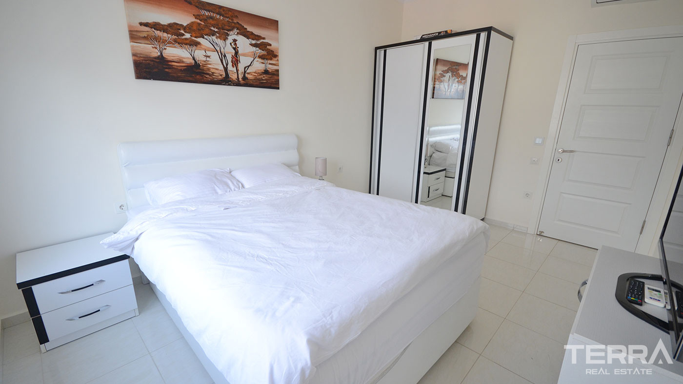 Apartament z widokiem na morze i udogodnieniami w Yekta Plaza w Alanyi - 78576
