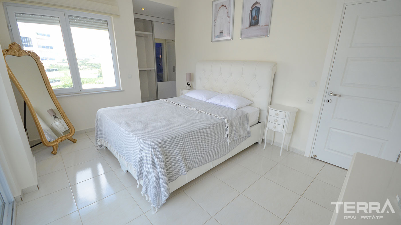 Apartament z widokiem na morze i udogodnieniami w Yekta Plaza w Alanyi - 78577
