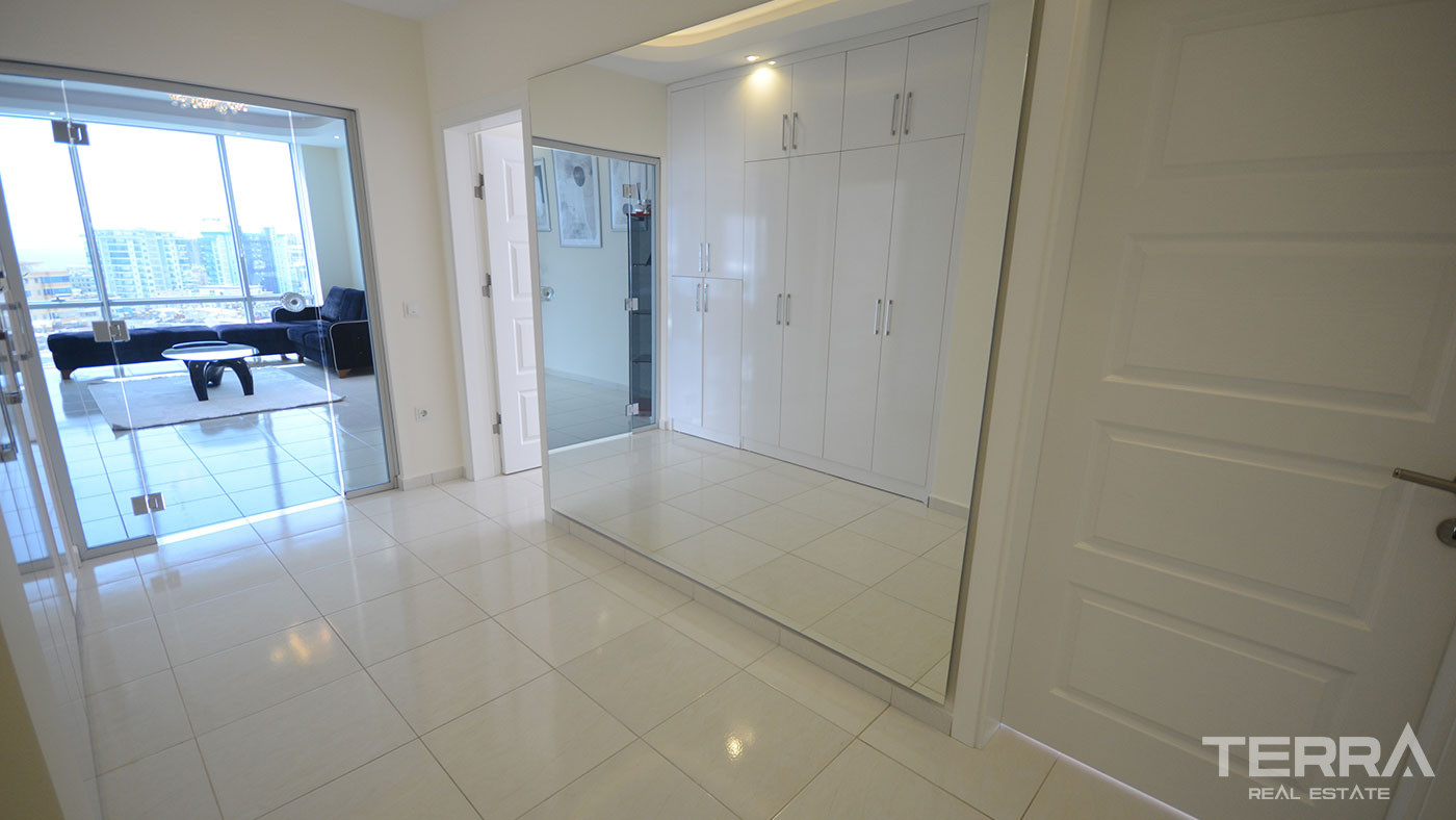Apartament z widokiem na morze i udogodnieniami w Yekta Plaza w Alanyi - 78967