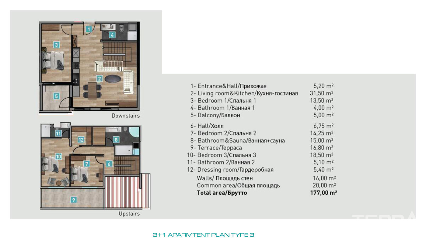 Luxuriöse Investment-Apartments in Meeresnähe in Antalya - 78845