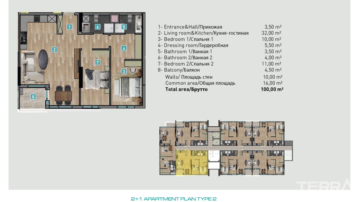 Luxuriöse Investment-Apartments in Meeresnähe in Antalya - 78849