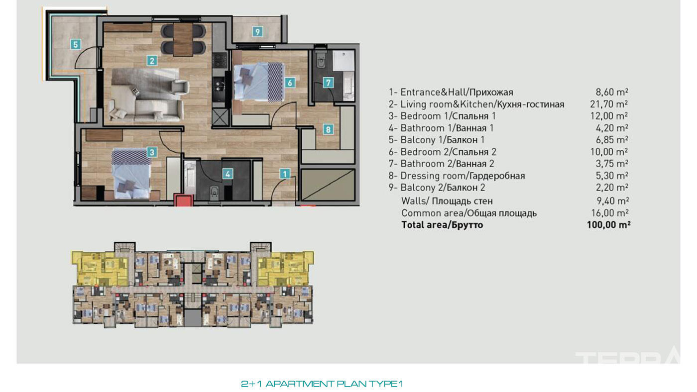 Luxuriöse Investment-Apartments in Meeresnähe in Antalya - 78851