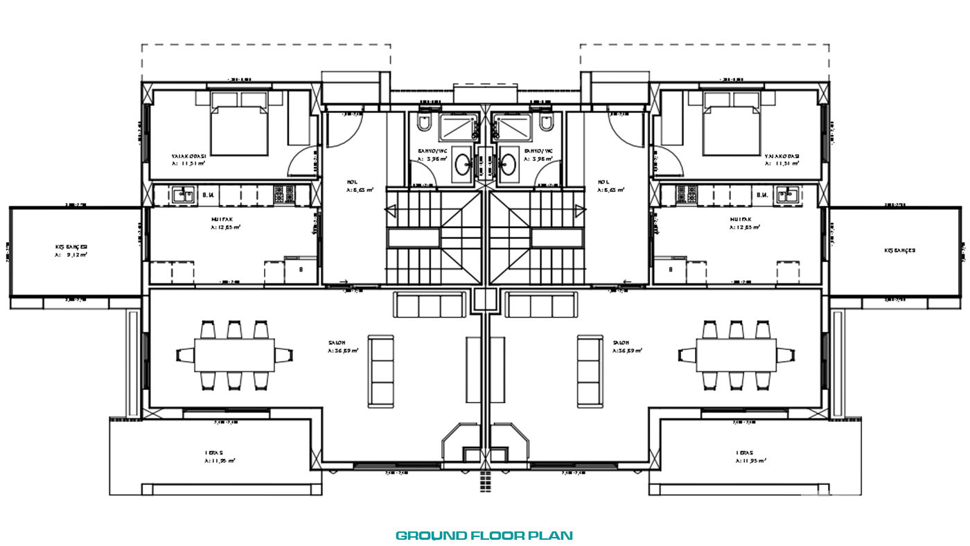 Luxury Twin Villas with Private Pool in Döşemealtı, Antalya - 78885