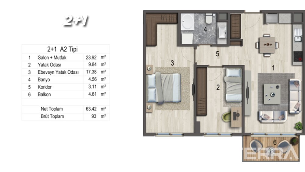 Apartments for sale at Mozaik Istanbul in Sancaktepe, Istanbul - 3210
