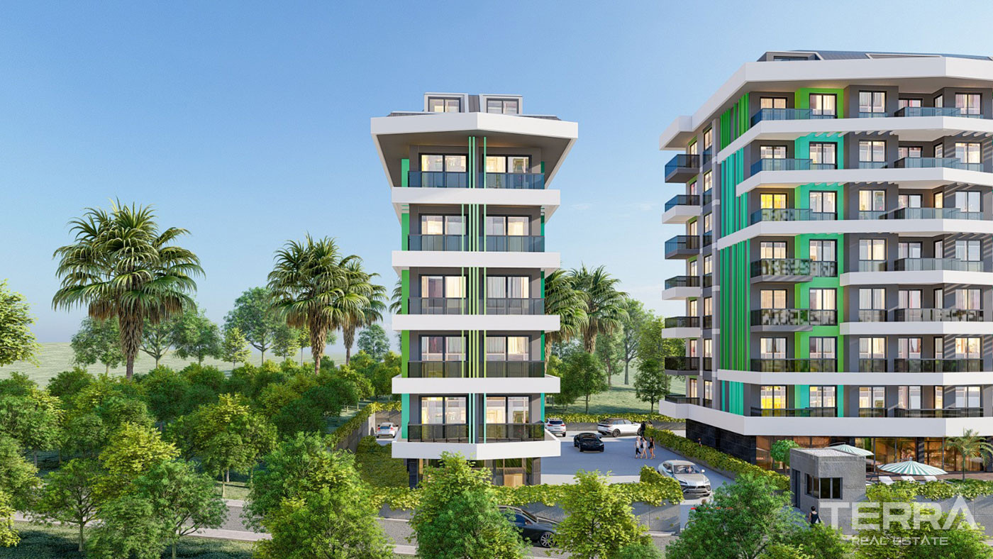 Perfect For Family Living Luxury Apartments in Avsallar, Alanya - 79380