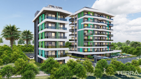 Perfect For Family Living Luxury Apartments in Avsallar, Alanya