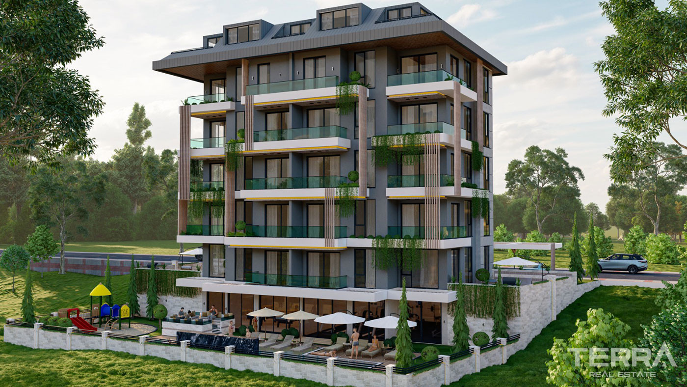 Luxury Apartments in a Complex with Rich Social Amenities in Alanya