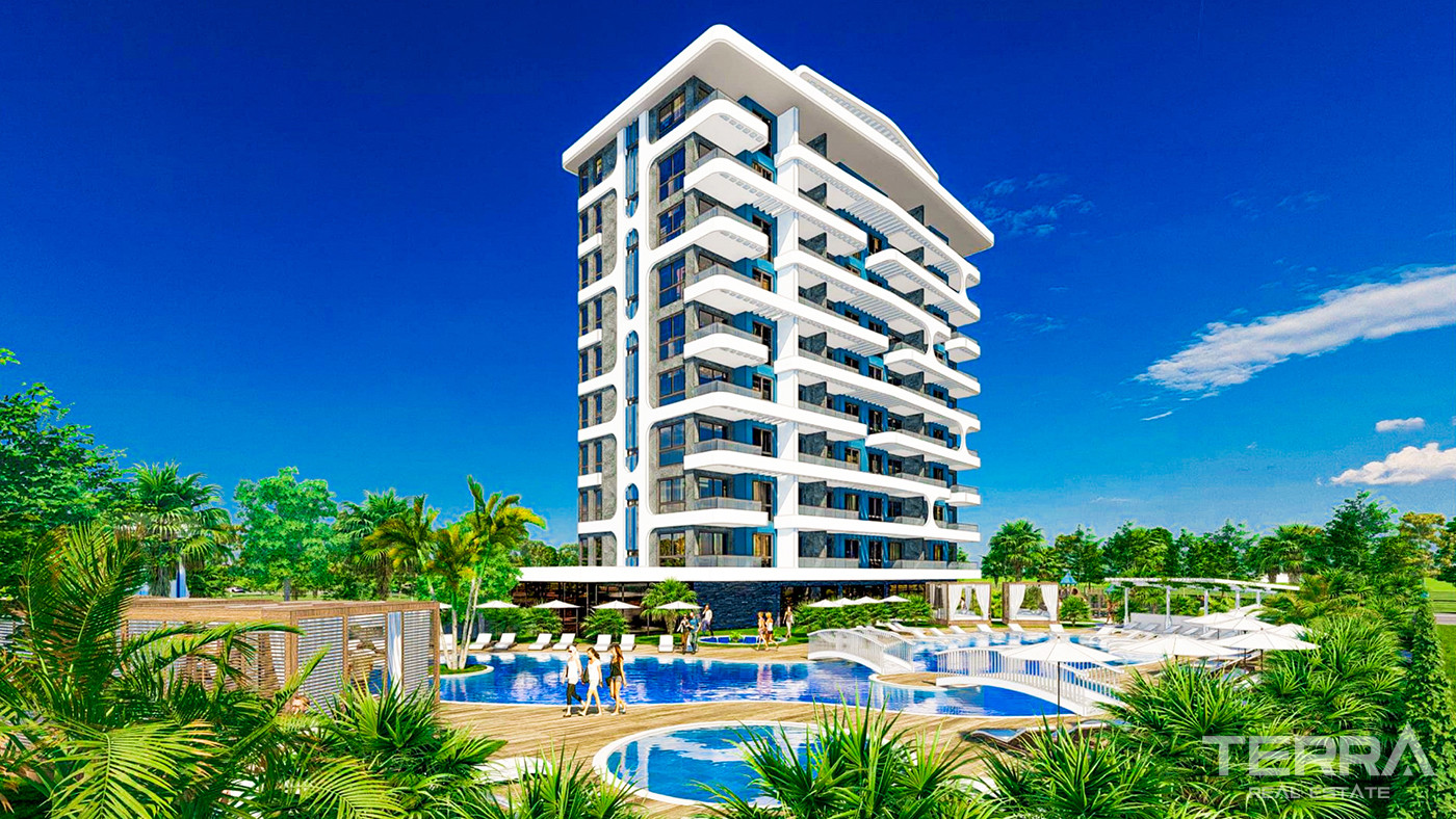 Bargain Priced Apartments in Alanya with Rich Social Facilities - 79552