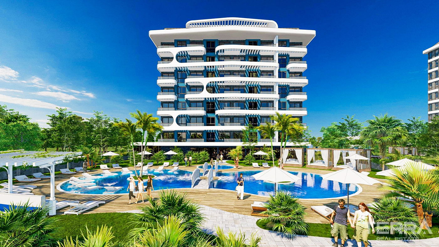 Bargain Priced Apartments in Alanya with Rich Social Facilities - 79558