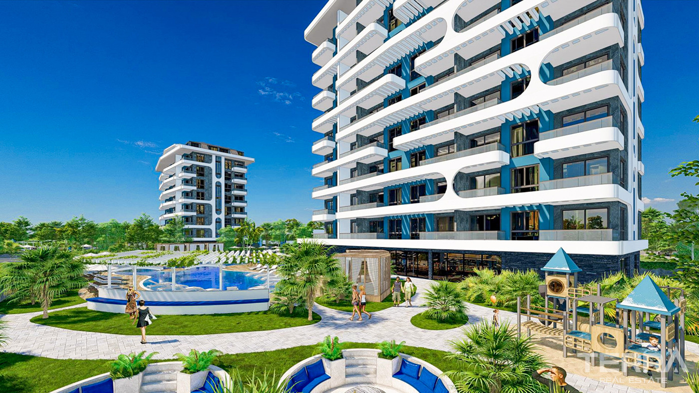 Bargain Priced Apartments in Alanya with Rich Social Facilities - 79562