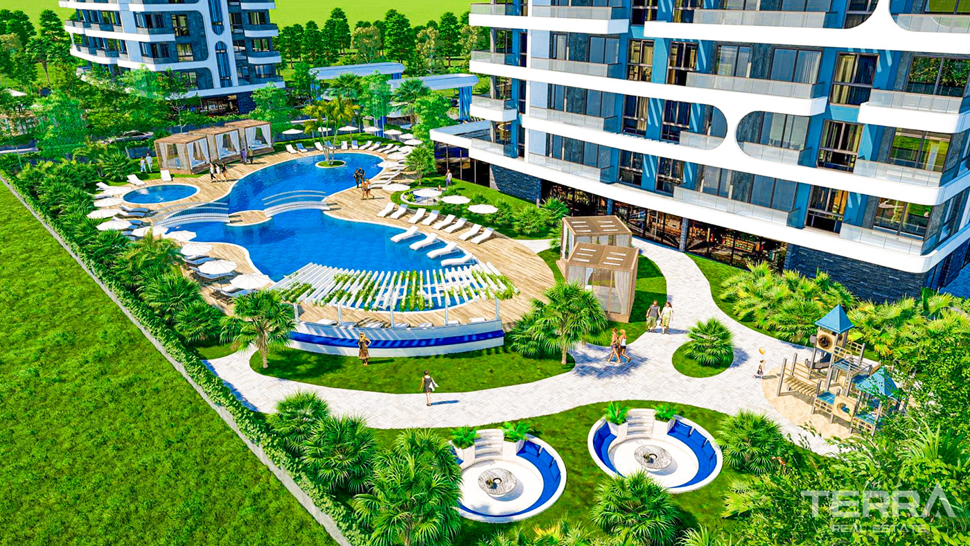Bargain Priced Apartments in Alanya with Rich Social Facilities - 79565