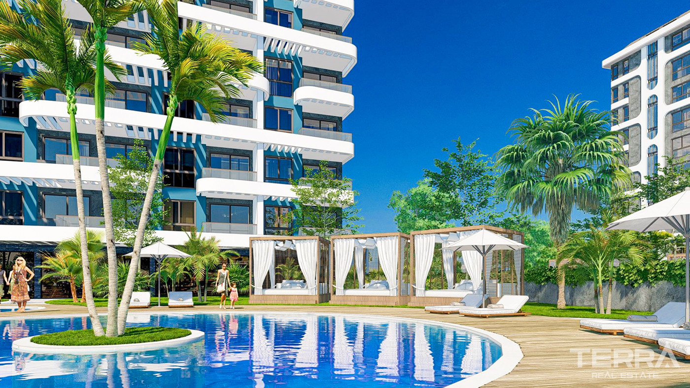 Bargain Priced Apartments in Alanya with Rich Social Facilities - 79566