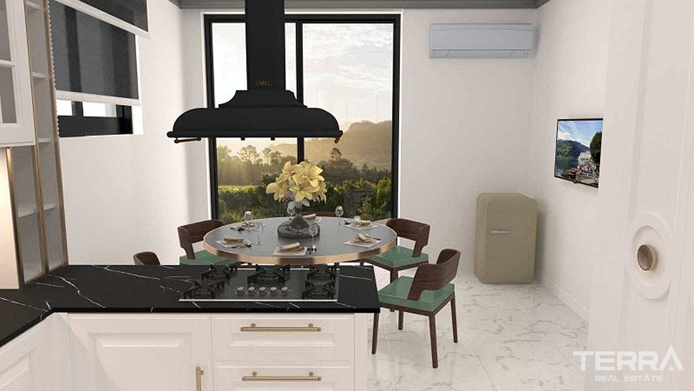 4+1 Villas with Smart Home System and Spacious Living Areas in Antalya - 79605