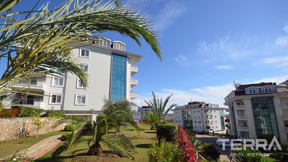 1 bedroom furnished Olive City apartment for sale in Alanya - 3245
