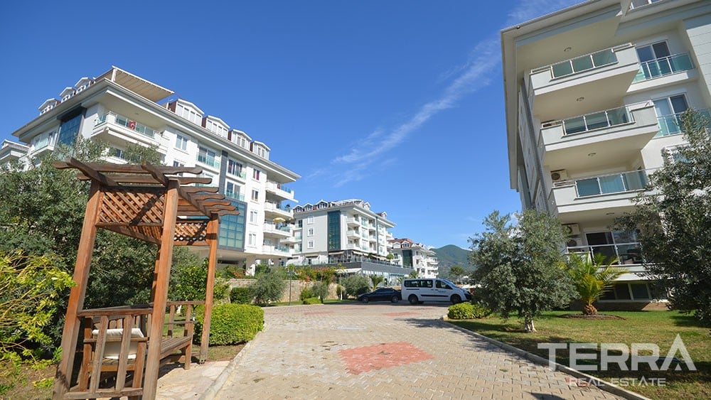 1 bedroom furnished Olive City apartment for sale in Alanya