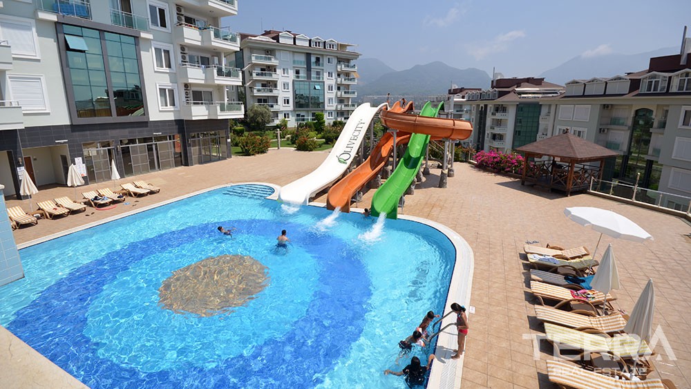 1 bedroom furnished Olive City apartment for sale in Alanya - 3260