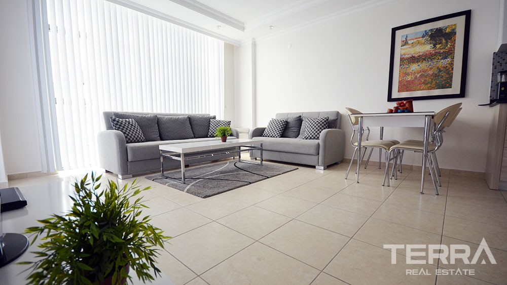 1 bedroom furnished Olive City apartment for sale in Alanya - 3263