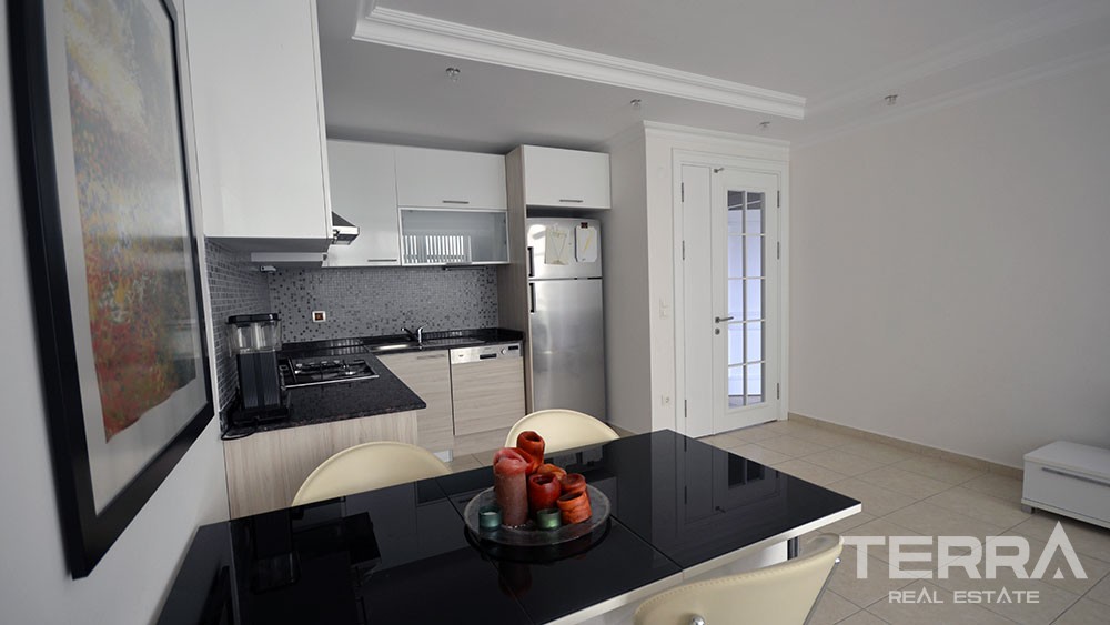 1 bedroom furnished Olive City apartment for sale in Alanya - 3264