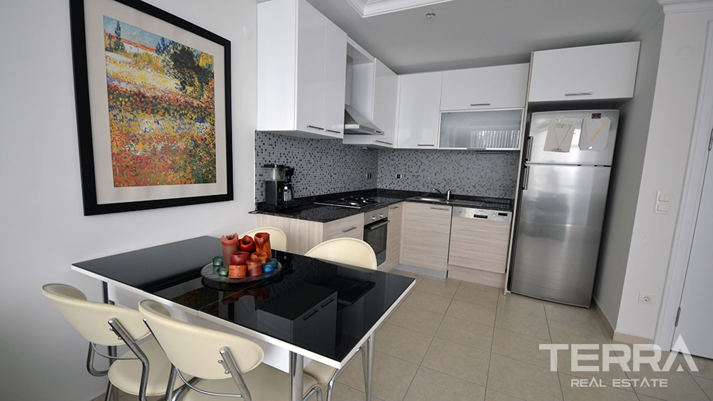 1 bedroom furnished Olive City apartment for sale in Alanya - 3265