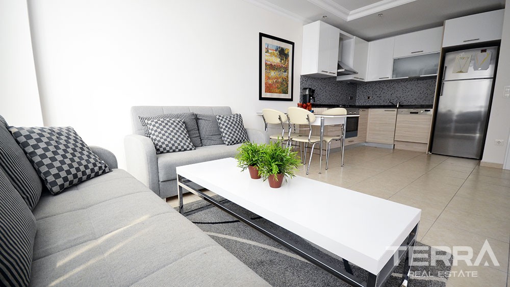 1 bedroom furnished Olive City apartment for sale in Alanya - 3266