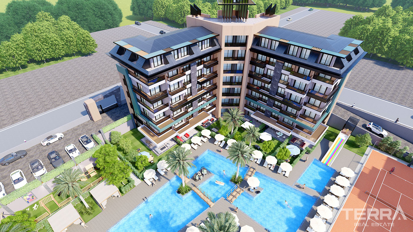 Exclusive 5 Star Concept Flats with Private Beach Club in Alanya