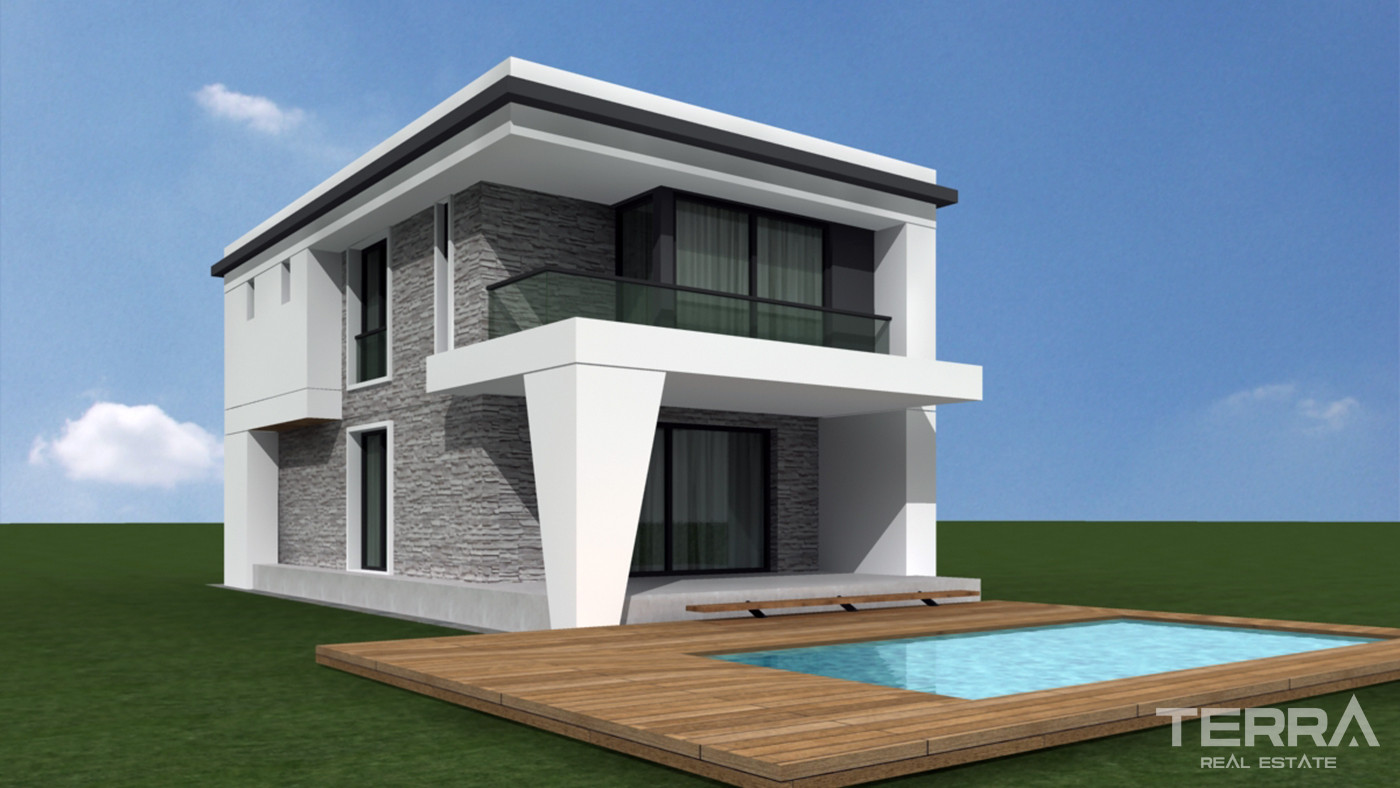 3 Bedroom Detached Villa with Nature View in Kemer, Çamyuva