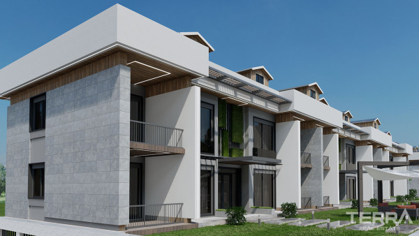 Low Rise Complex of Kemer Apartments with Nature View