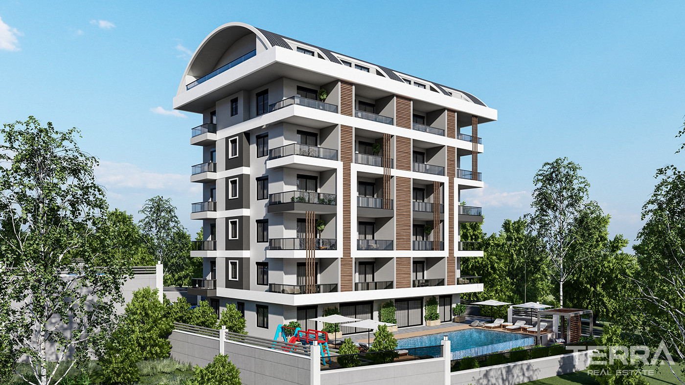 Sea View Apartments in Alanya in a Promising Area of Çıplaklı
