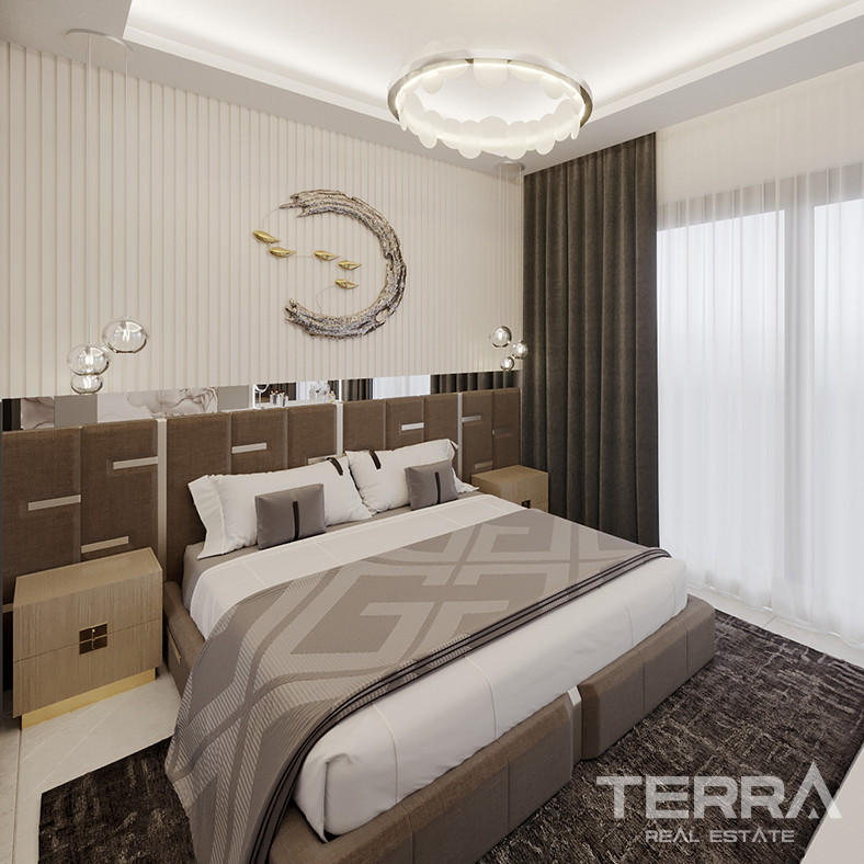 Apartamenty z widokiem na morze w Alanyi w spokojnej Çıplaklı - 80187