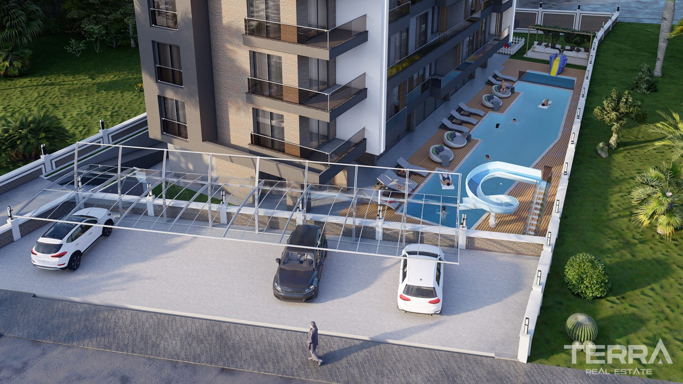 Investment Flats with Pool and Garden View in Payallar, Alanya - 80388