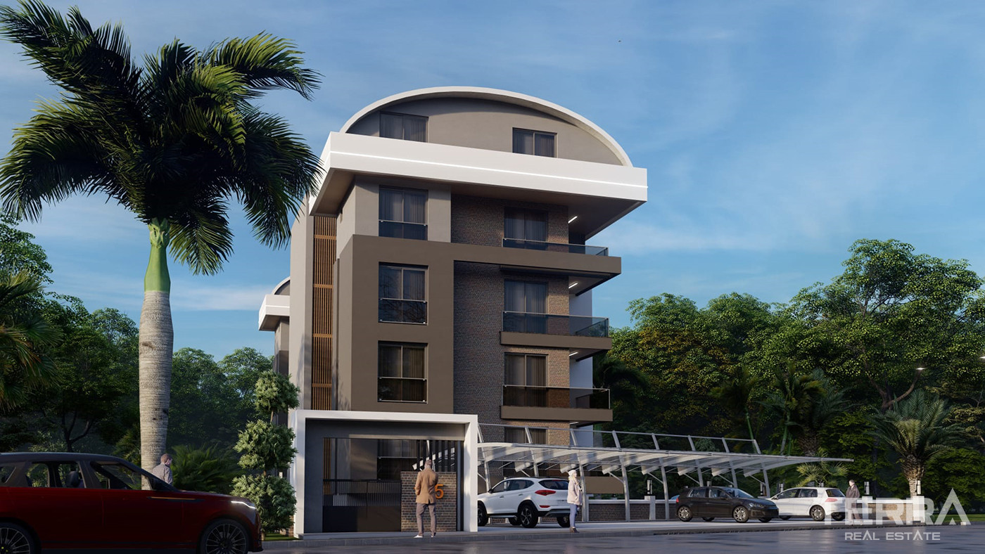 Investment Flats with Pool and Garden View in Payallar, Alanya - 80398